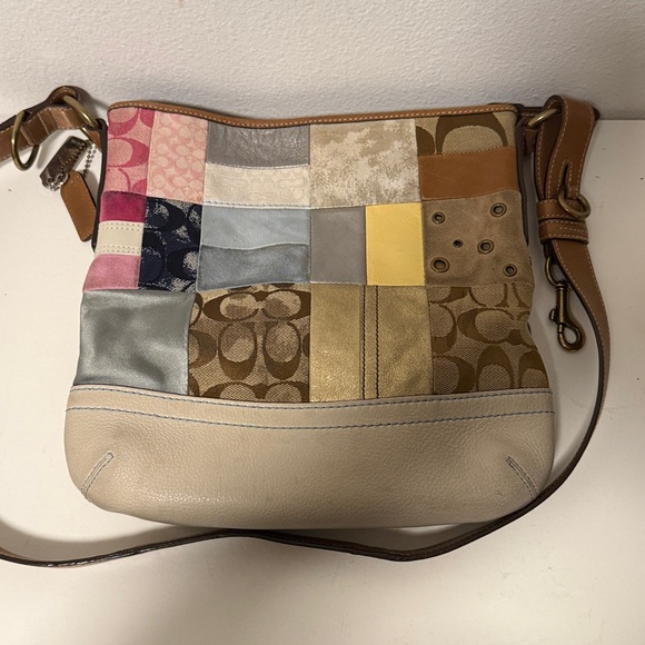 Coach Patchwork Shoulder Bag - Picture 7 of 8
